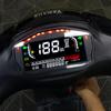 Универсальный спидометр для мотоциклов, светодиодный цифровой одометр, 12 В, дисплей, указатель