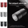 CASSX1 4pcs Aluminum Car Air Tire Valve Cover Cap Stem Decoration For KIA Cerato Proceed Venga Stonic Picanto Sorento Stinger