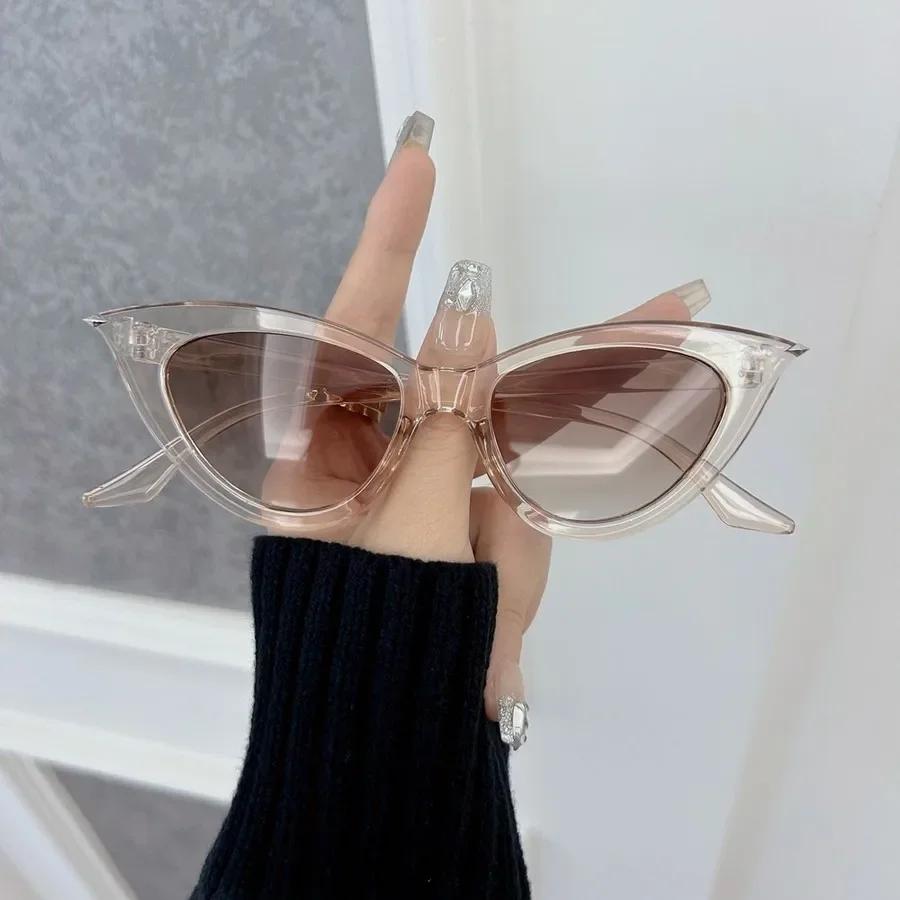 Ретро Дизайнерские Солнцезащитные Очки Кошачий Глаз Женские Мужские Черная Оправа Винтажные Солнцезащитные Очки Женские Мужские Брендовые Модные