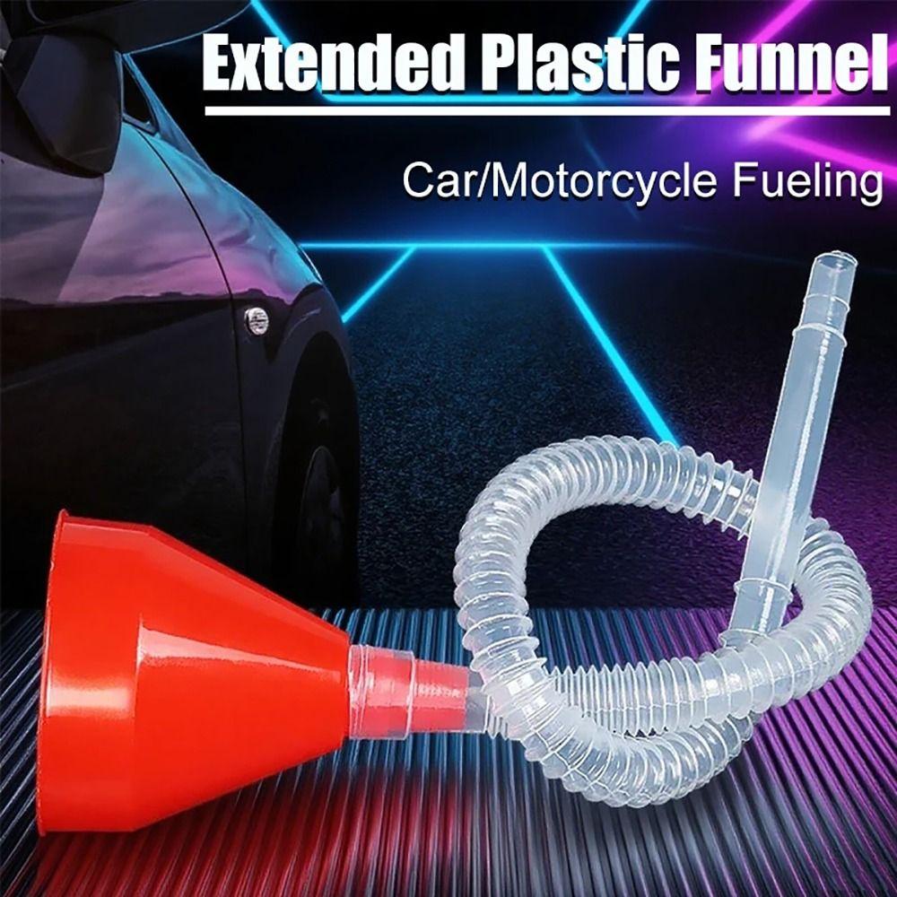 1Pcs Universal Oil Funnel Plastic Filling Funnels Car Motorcycle Engine Gasoline Oil