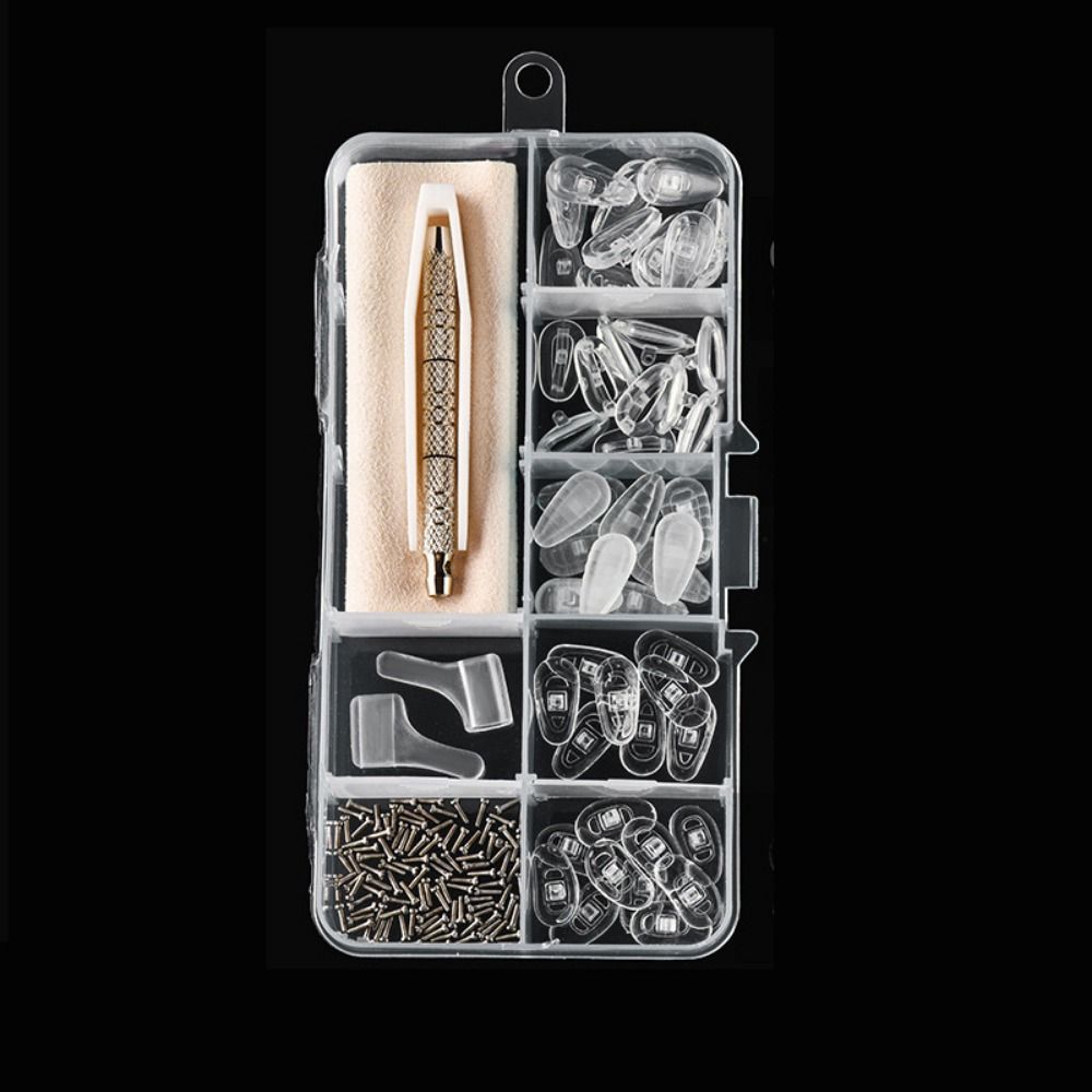 Replaceable Precision Screw Sets Antiskid Glasses Repair Tools Eyeglass Repair Kit Household