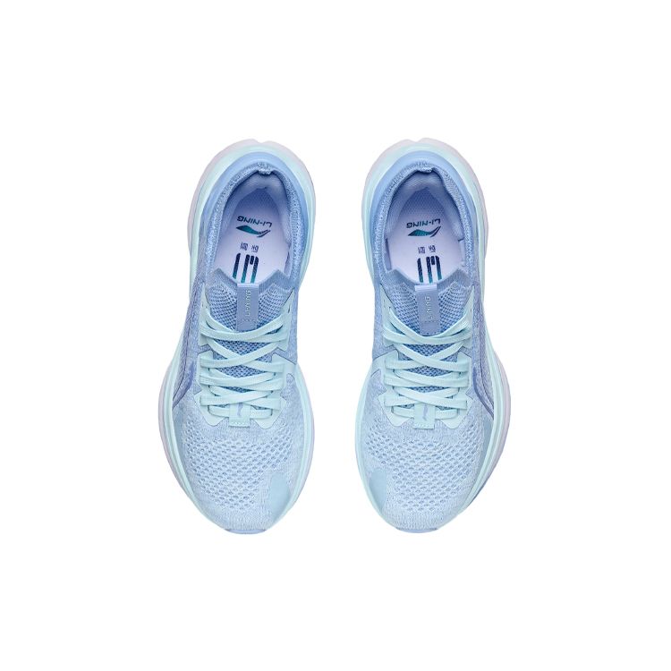 Li Ning Wu Shi 5S 1.0 Trendy Breathable Shock Absorbing Non-Slip Wear-Resistant Low-Top Running Shoes Women Sneaker Light-Blue ARHR210-6