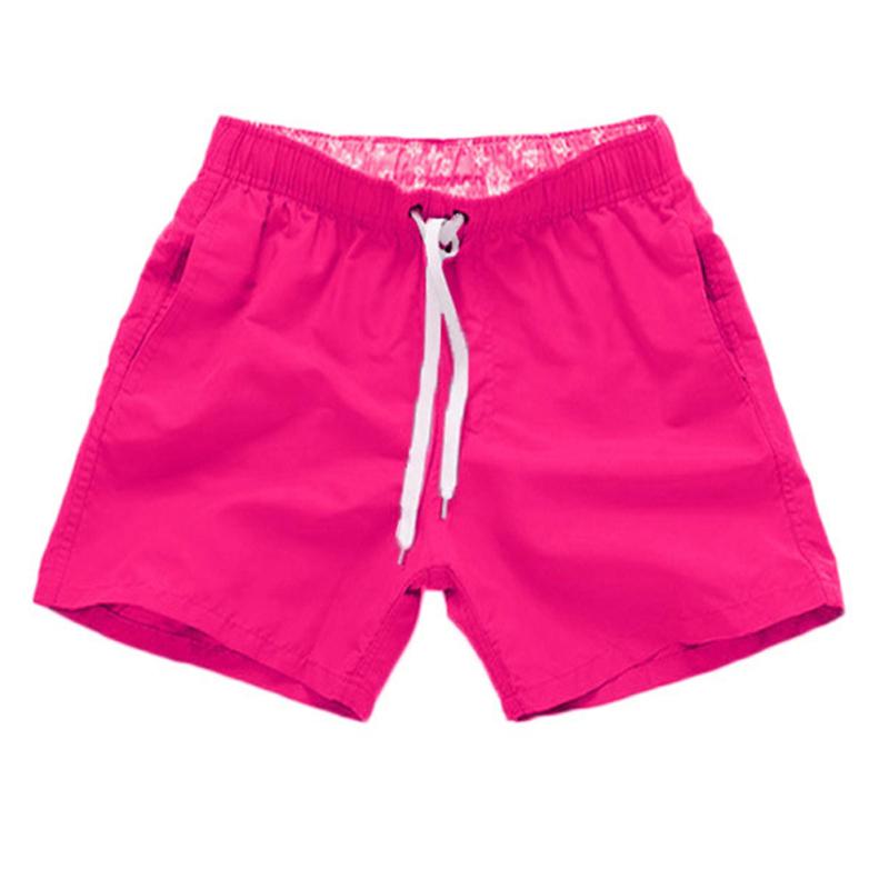 Мужские шорты, быстросохнущие пляжные спортивные повседневные короткие штаны, однотонные, свободные, для плавания, для фитнеса, укороченные
