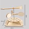 3D Wind Vane Wooden Puzzle Diy Physical Model Science Experiment Educational Toy Assembly Model Diy Decoration Gift