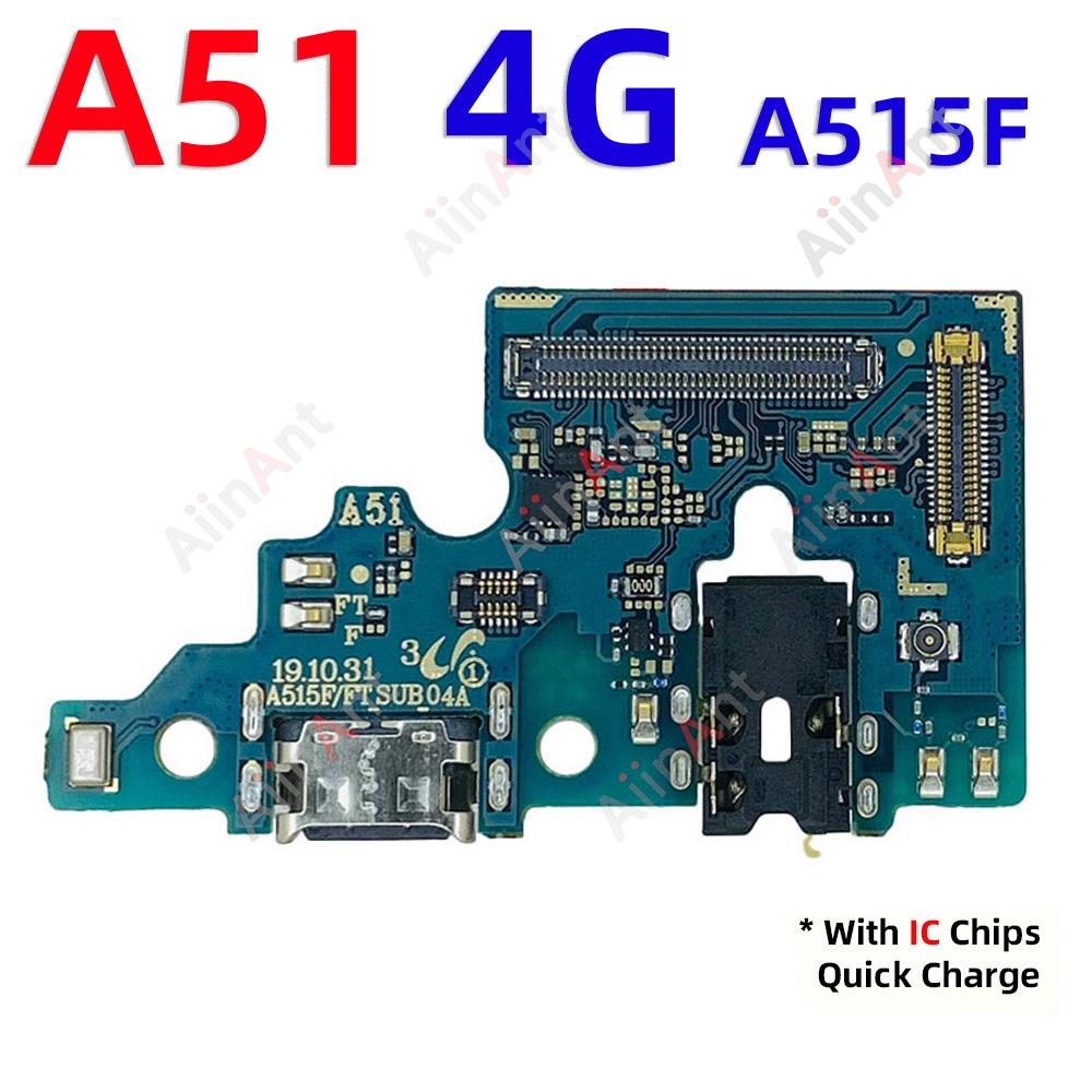 Плата-коннектор порта зарядки USB Dock Flex-кабель для Samsung Galaxy A50 A51 A52 A52s A53 A54 A55 A56 A50S A505F A505U US EU