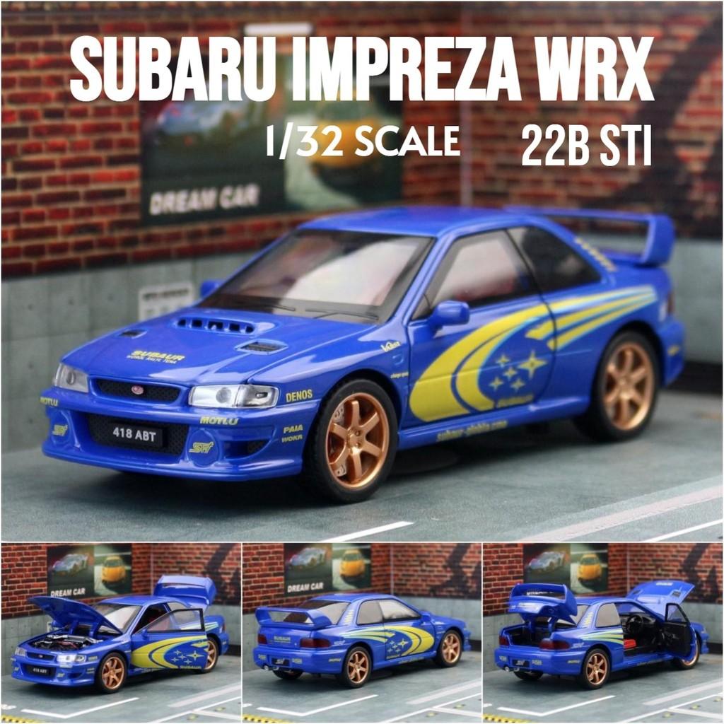 Alloy Car Subaru Model With Sound Light Features For Car Enthusiasts Gifts And
