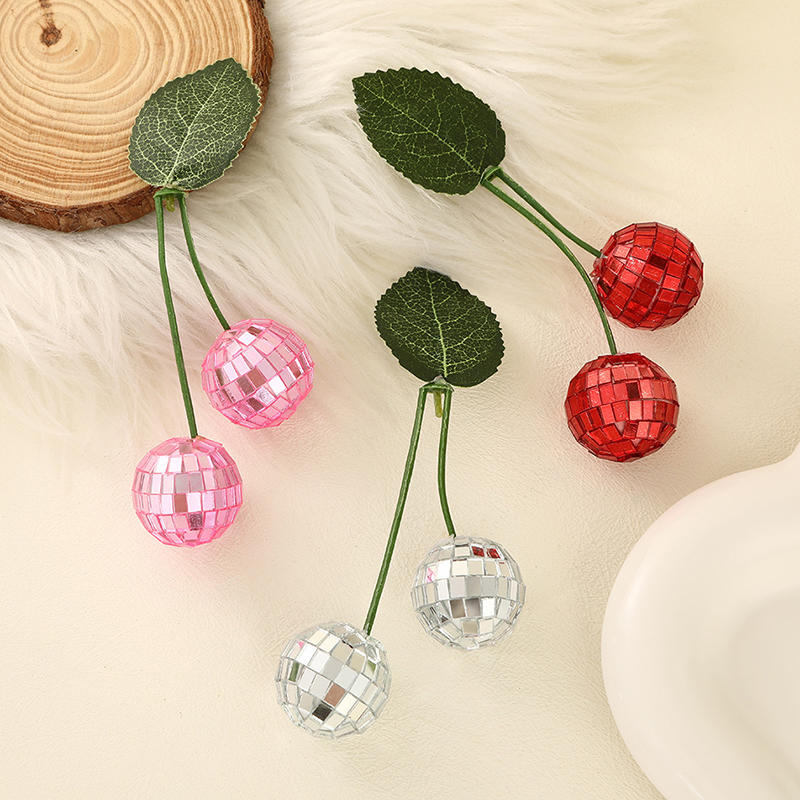Атмосфера на дне рождения Декоративные шары Уникальные шары-дискотеки в виде вишни Зеркальное стекло Имитирует шары-дискотеки в виде вишни Домашний декор