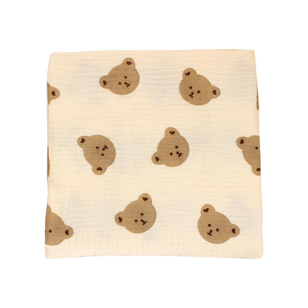 Soft and Breathable Cotton Blanket Newborns Receiving Blankets Swaddles Wrap Strollers Cover for Infant Shower Gift