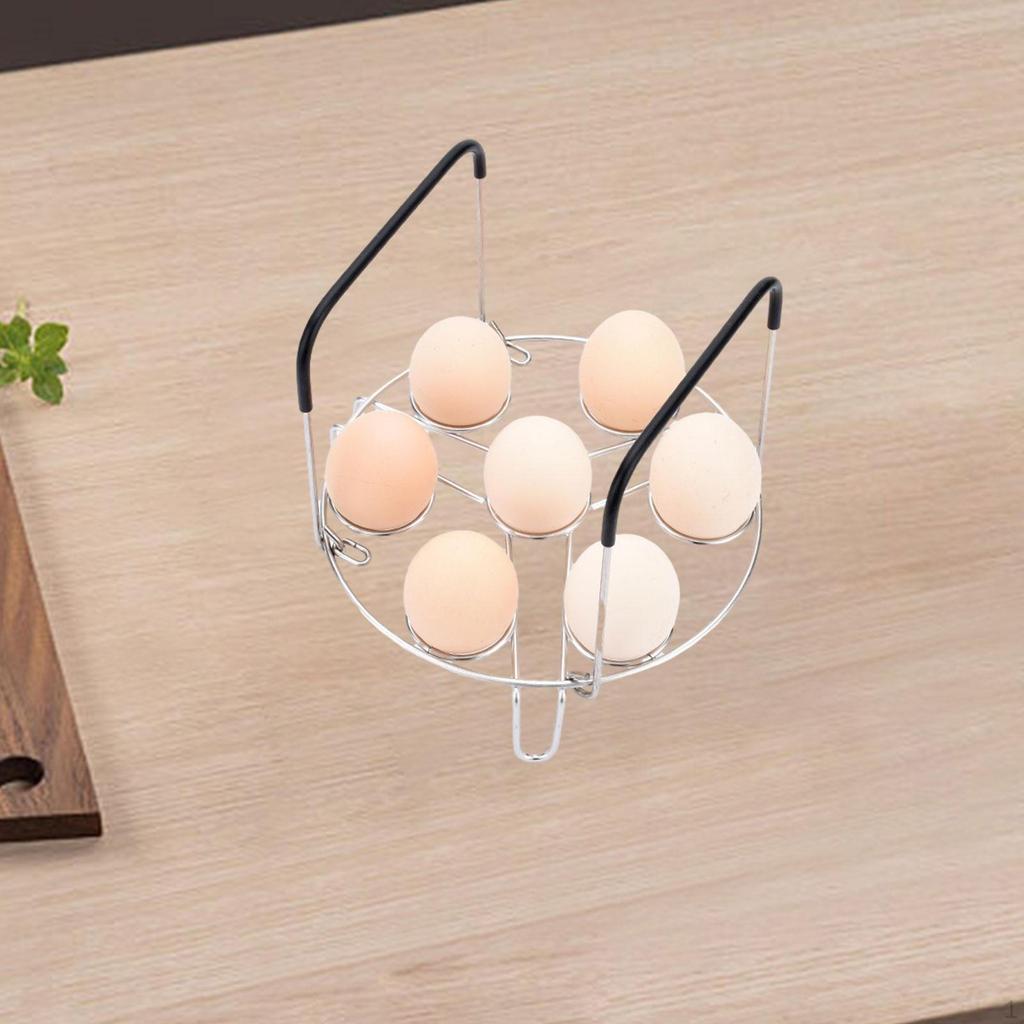 Egg Steamer Rack Steaming Stand Accessories Cooking Gadget Simple, Stainless Steel, Eggs
