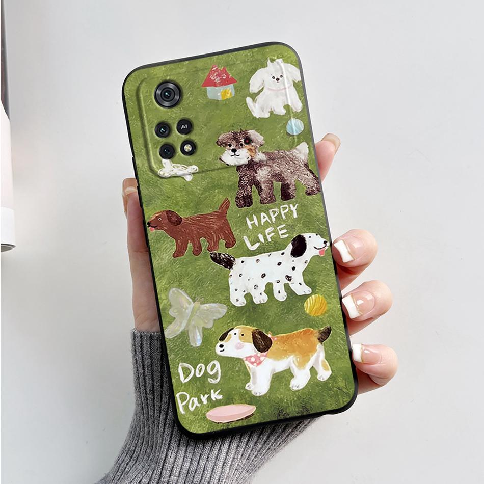 For Xiaomi Poco M4 Pro 4G Case Cute Cartoon Frog Cover Soft Silicone Phone Case For Xiaomi Poco M4 Pro PocoM4 5G Fundas Bumper