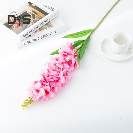 1 ветка, простая в обслуживании имитация цветка, реалистичная элегантная свадебная вечеринка, искусственный букет цветов гиацинта