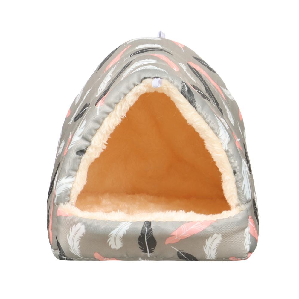 Мягкая зимняя мини-клетка, удобное гнездо для морской свинки, спальная кровать для маленьких животных, дом для хомяка, теплый коврик