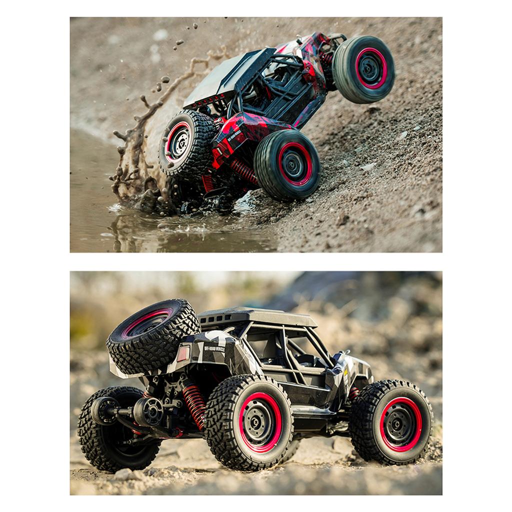 Автомобиль с дистанционным управлением, 2,4G 1:16. 4-колесный высокоскоростной автомобиль с дистанционным управлением, скорость 38 км/ч, тяга по бездорожью