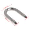 Aquarium Airline Tubing Stainless Steel Connectors U Shape Fish for Tank Air Tube Metal Pipe for 4mm I.D. Air Line Hose