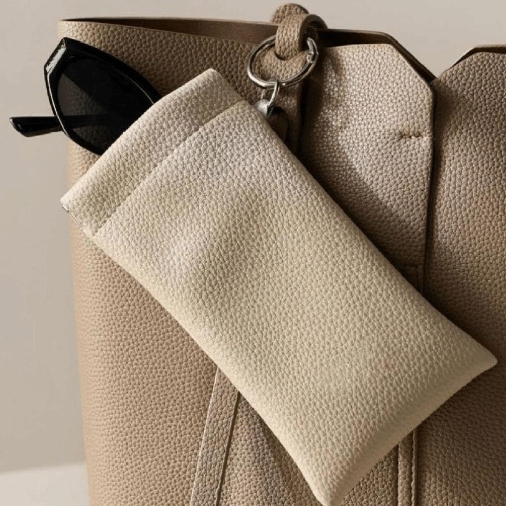 Dustproof Glasses Protective Case PU Eyewear Pouch Trendy Sunglasses Case Student