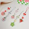 Cartoon Fruit Pendant Phone Strap Sweet Colorful Phone Chain Fruit Party Pendant  Bag Pendant