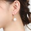 Viwisfy 18k Gold Preserve Pearl Dangle Girl Gift Birthday Jewelry 925 Sterling Silver Drop Earrings For Women