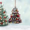 Акриловые книги, украшения для рождественской елки, персонализированный декор для праздничной вечеринки для спальни и дома