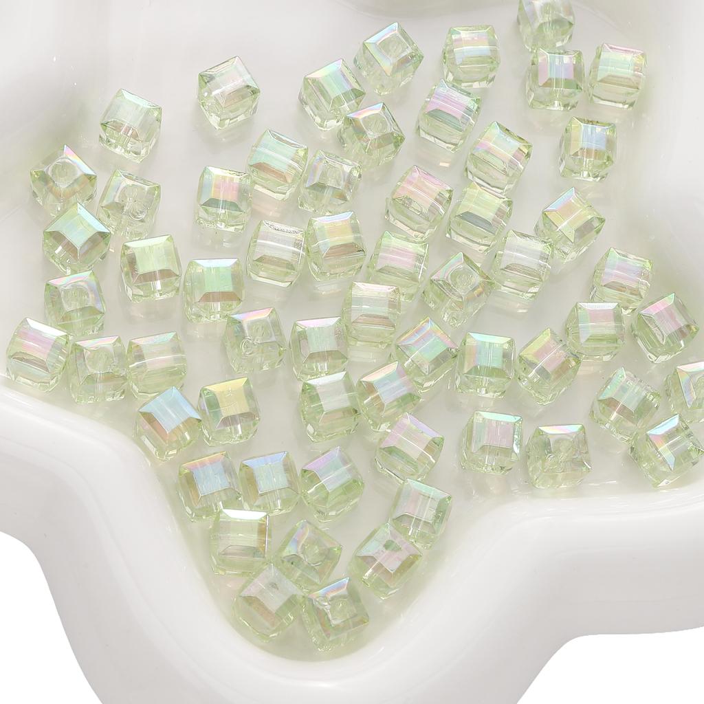 1300Pcs Acrylic Imitation Glass Three-Dimensional Magic Square Beads For DIY Bracelets Necklaces Jewelry Making