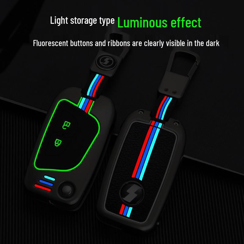 20 Shaanqi Delong X5000 Tractor Key Cases: K5000 Heavy Truck Metal Shell with Buckle