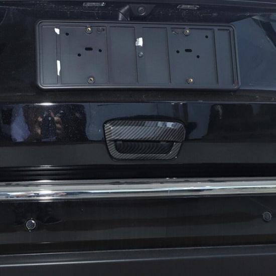 For 2014-2024 Dodge Durango Carbon Fiber Rear Door Tailgate Handle Cover Trim 1P