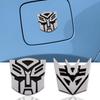 3D Metal Transformers Car Emblem: Decepticon & Autobot Badge