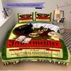 Jagermeister Herbal Liqueur Label Print 3Pcs Bedding Setduvet Cover With 2 Bedropillowcase Home Birthday Gift