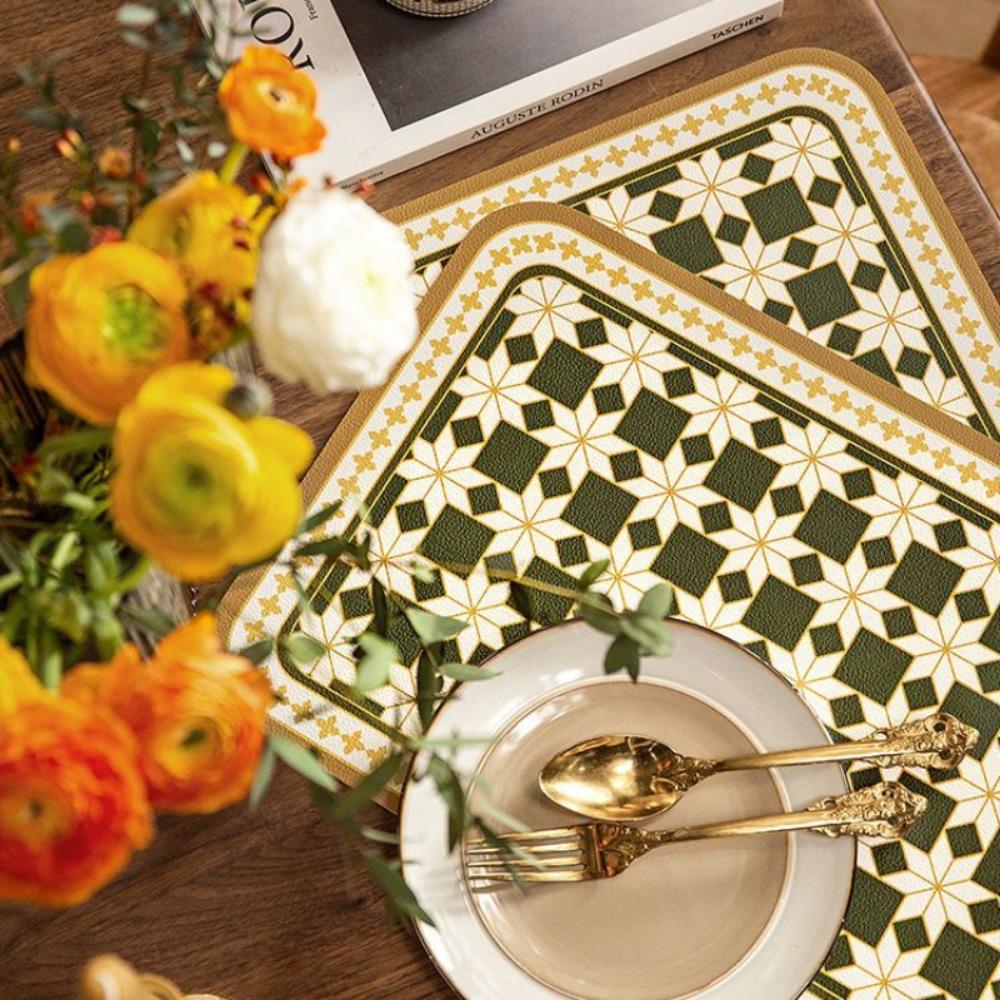 2023 Heat-Resistant Oilproof Waterproof Household Coffee Cup Mat Table Mat Bowl Pad Placemat