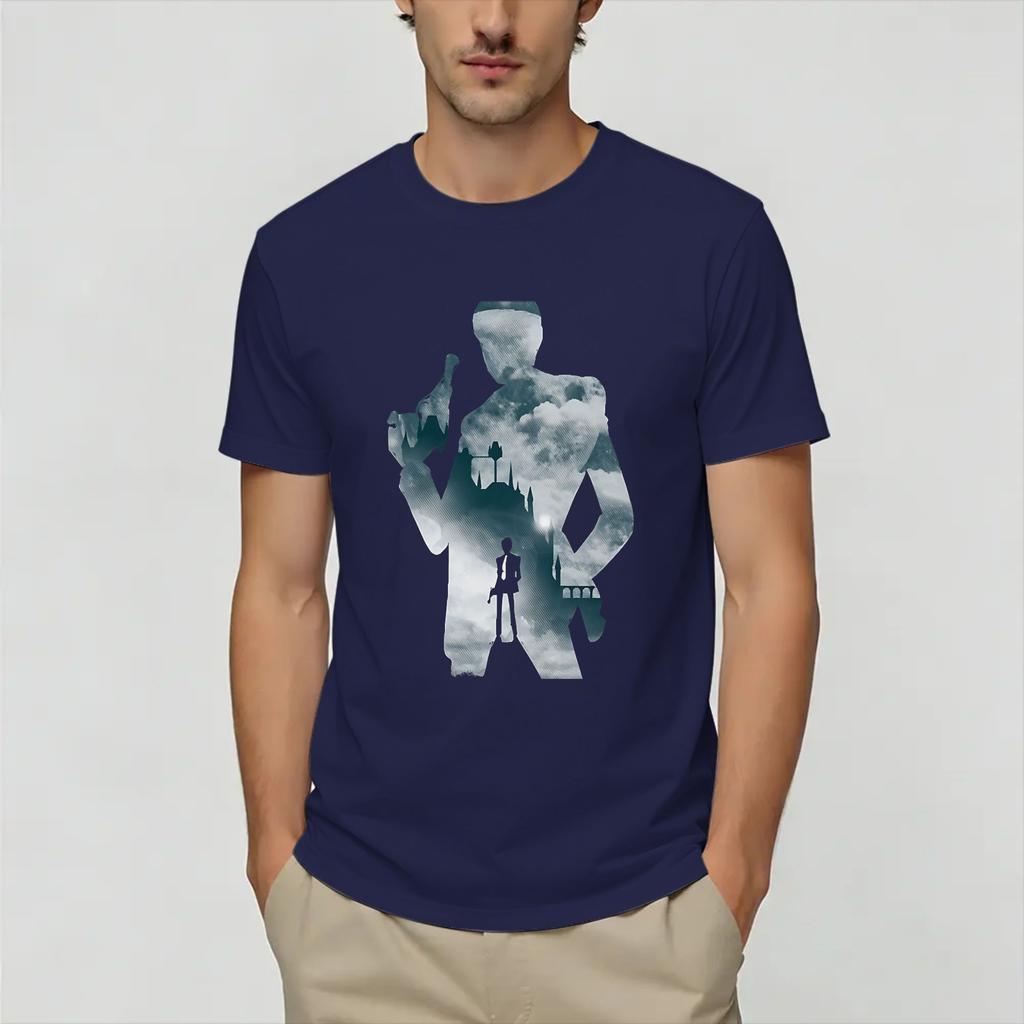 Creative Lupin Tshirts Unisex Crew Neck Pure Cotton T Shirts Short Sleeve Tee Shirt Plus Size Clothing