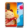 Lucky Cat Maneki Neko Japanese Phone Case For Xiaomi Redmi Note 13 14 15 Pro Plus 12S 12 14S 11S 11E 10 10S 11 11T 5G 4G Cover C