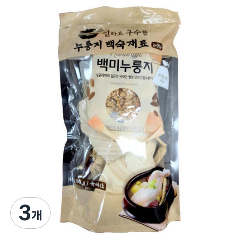 Rich and Savory Nurungji Baeksook Ingredients: 3 pcs (190g)