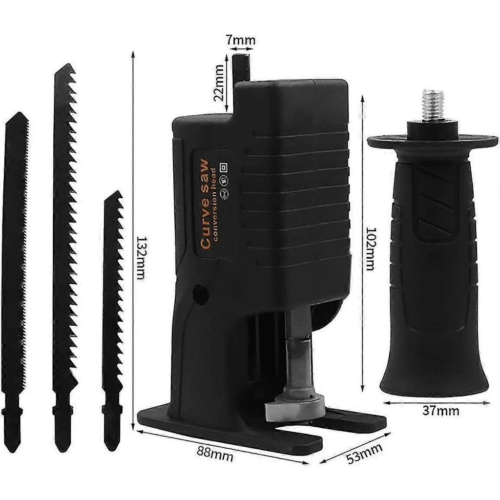 Reciprocating Saw Adapter,Electric Household Saber Saw Alternative Wire Cutting Drill Saw Attachment