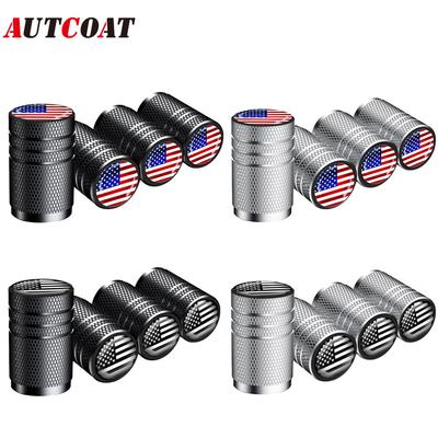 American Flag Tire Valve Caps Aluminum Car Dustproof Caps Tire Wheel Stem Air Valve Caps for Car Truck Motorcycle Bike Bicycle Stem Caps1