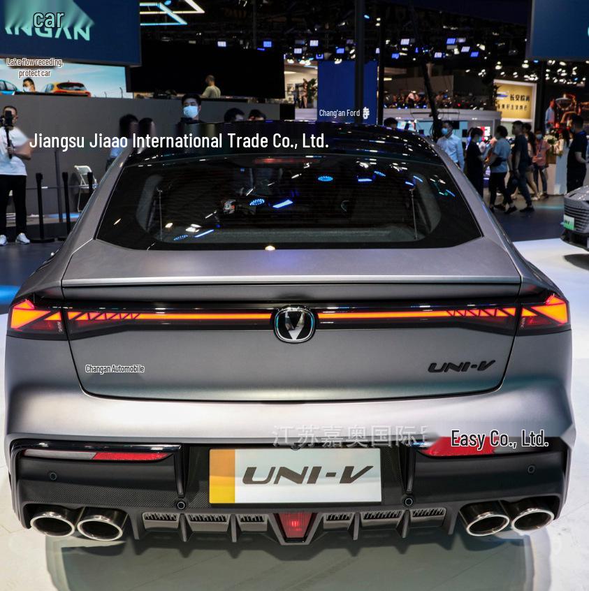 Совместимый задний бампер Changan UNI-V 21-23 с противотуманным и тормозным сигнальным фонарем