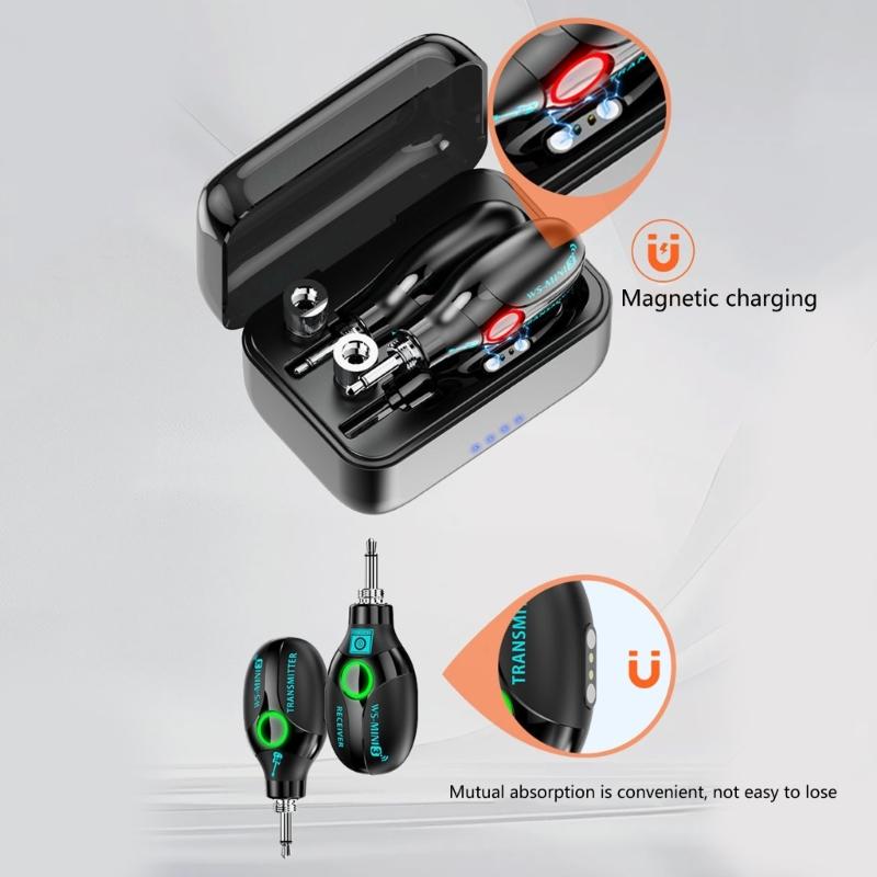 2,4 ГГц Аксессуары для электрогитары Беспроводная система передатчика и приемника для беспроводного усилителя Гитарные разъемы