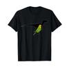Dinosaur Budgie Budgerigar Bird Pet Parakeet Parrot Animal T Shirt Vintage Soft Designer Clothes Stretched Versatile
