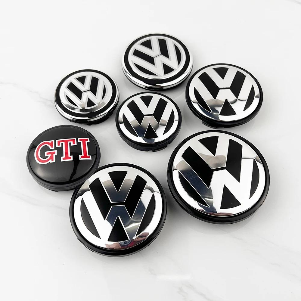 New 2026 for Volkswagen 4Pcs 56/65/70/76mm Car Wheel Center Cover Hub Cap VW Polo Golf Beetle Touran Caddy Tiguan Bora GTI R Passat EQ1