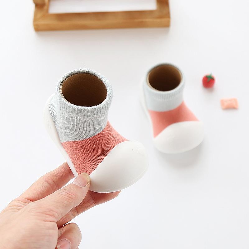 Детские прогулочные туфли, осенние новые цветные детские туфли, детские носки-тапочки, мягкая подошва, нескользящая детская обувь, дышащая обувь для мальчиков и девочек, Zapatillas