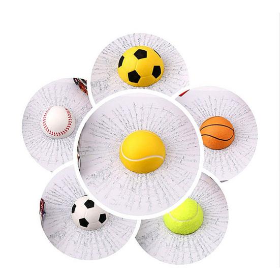 Funny 3D Tennis Ball Basketball Football Hit Window Crack Car Sticker Decoration