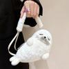 Очаровательная сумка-сумочка из плюша с тюленем, портативная, осенне-зимняя, новая, милая сумка с мехом тюленя, женская сумка-кошелек, мягкая сумка-пенал для женщин и девочек