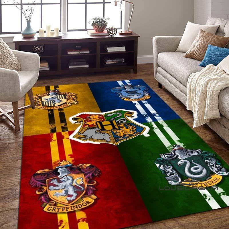 Harry Potter Logo Home Decor Rug, Bedroom Mat, Digitally Printed Movie-themed Mat, Large Play Mat1
