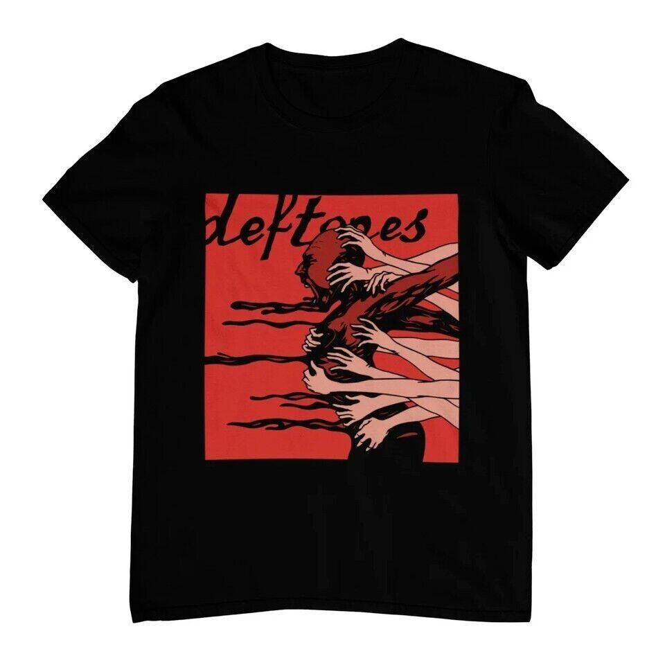 26 Футболка группы Deftones Хлопок Для мужчин Женщин Все размеры S-5XL Унисекс Футболка