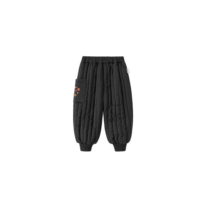 Insbobo Boys' Hanfu 2025 Winter New Style One-Year-Old Boy's Formal Wear Baby Cotton Pants Girls' Thickened Long Pants