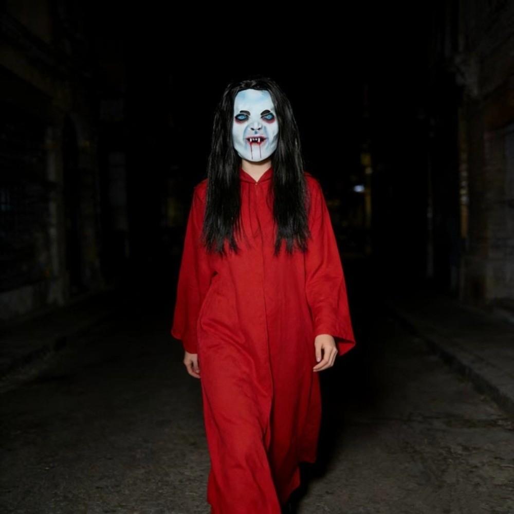 Realistic Scary Ghost Mask Spooky Terrifying Cosplay Mask Halloween Clown Mask Masquerade