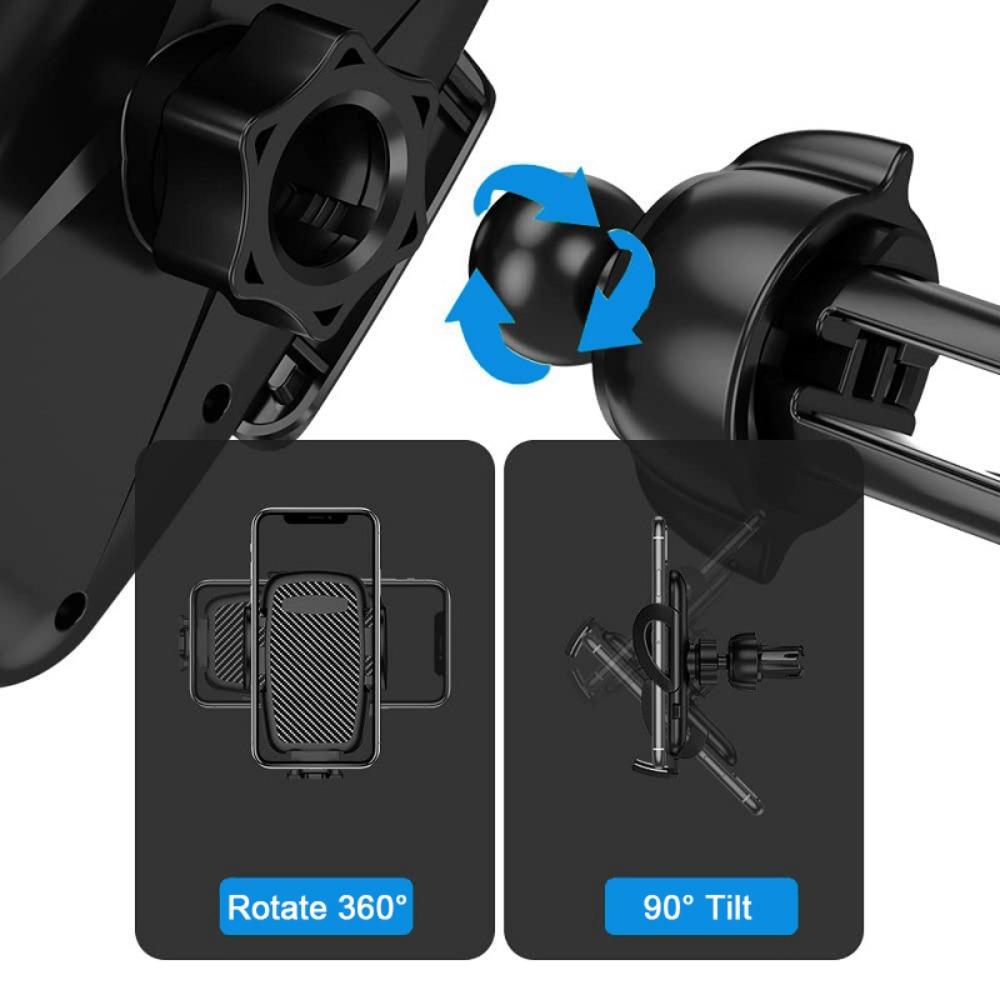 Подставка под головку, кронштейн для автомобильного зарядного устройства, гравитационный кронштейн, автомобильное крепление на вентиляционную решетку, автомобильный держатель для телефона с шаровой головкой 17 мм