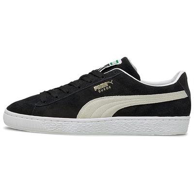 Замшевые Классические XXI Унисекс Puma Black Puma White Низкие Повседневные Кроссовки 374915-01