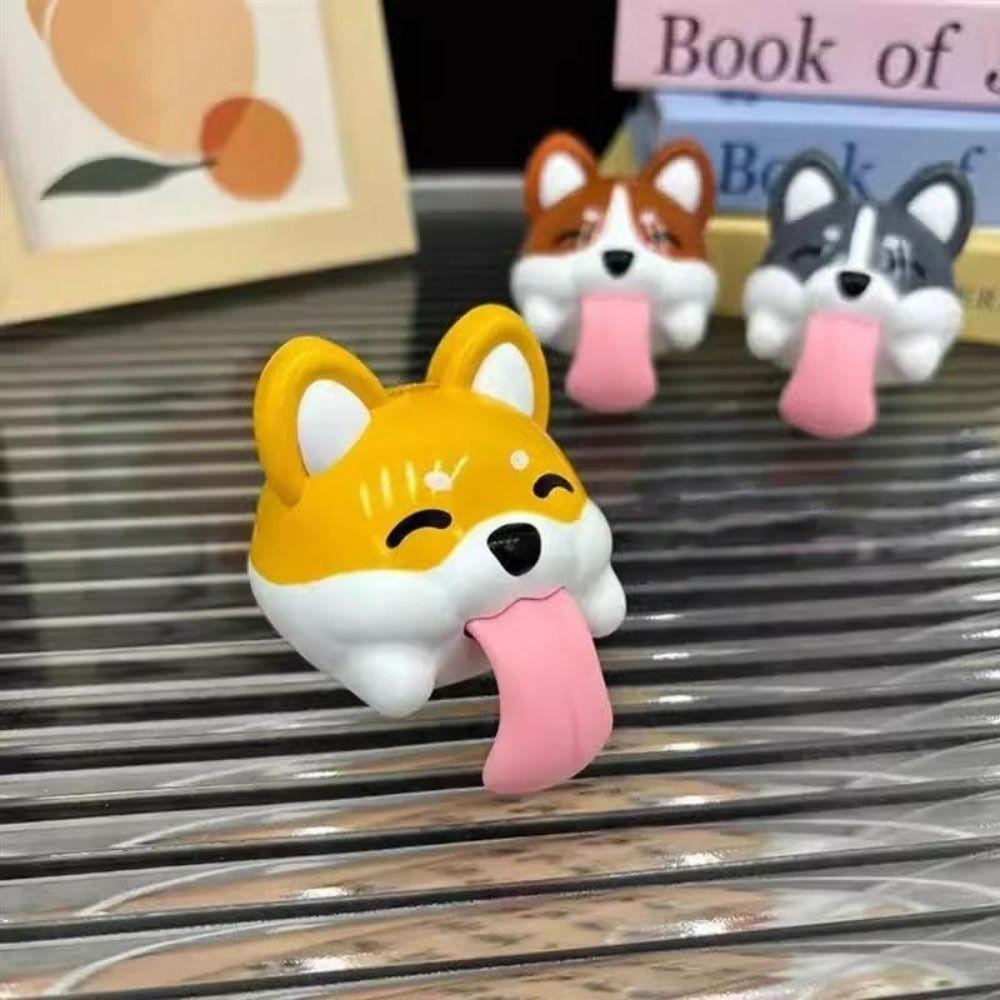 Cute Funny Dog Figure for Couples Dog-Shaped Pendant Decoration Indoor Outdoor Playful Statue Tabletop Figurine for Boyfriend