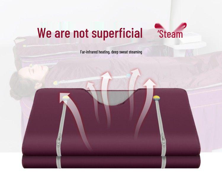 Xu Can Full Moon Home Sauna: Full Body Dehumidifying Sauna Box and Acid Expelling Blanket