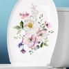 Various Green Plants Flowers Wall Sticker Bathroom Toilet Decor Decals Living Room Cabinet Home Decoration Self Adhesive Mural