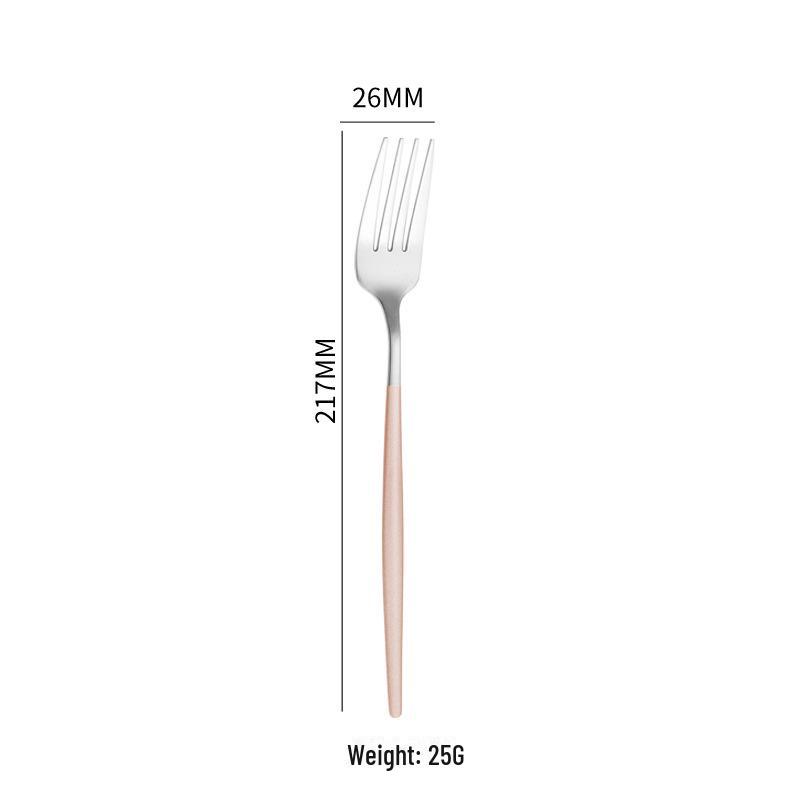 Набор ложек и вилок из португальской титановой позолоченной нержавеющей стали
